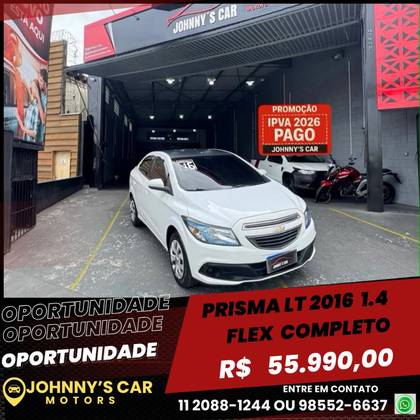 CHEVROLET PRISMA 1.4 MPFI LTZ 8V FLEX 4P MANUAL CHEVROLET PRISMA 1.4 MPFI LTZ 8V FLEX 4P MANUAL